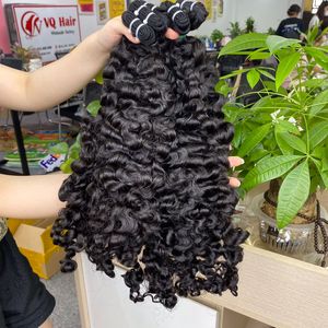 Peluca rizada birmana superventas al por mayor cabello humano virgen Cierre de encaje suizo sin procesar un donante Remy Fl alineado 4x4 - Product Image 1