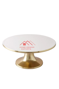 Último diseño Diseño atractivo Venta caliente Diseño de textura Soporte de pastel de mármol a precio mayorista - Product Image 3