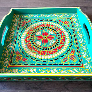 Plateau de service en bois MDF avec revêtement émaillé, design, hôtels et restaurants, articles de cuisine, plateau de table, haute qualité - Product Image 1