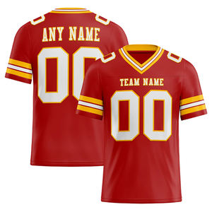 Camiseta de Fútbol Americano Personalizada, Ropa Deportiva de Poliéster Resistente con Nombre y Número Personalizados Sublimados, Camiseta Verde para Hombre - Product Image 3