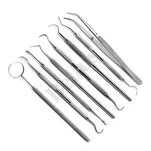 Juego de escalador dental personalizado OEM, raspador de cepillado de raíces de dientes de acero inoxidable, Kit de limpiador de lengua para dentistas profesionales - Product Image 5