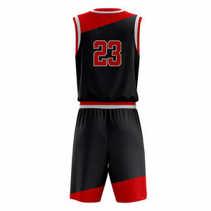 Maillot de basket-ball 100% polyester pour jeunes, uniforme de basket-ball pour l'entraînement sportif, sublimation - Product Image 5