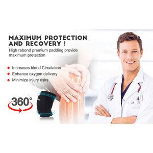 แผ่นรองข้อศอกและเข่าทำจากยางไนลอนโพลีเอสเตอร์ทนทานวัสดุ EVA ใส่สบายและพยุงเข่า - Product Image 3