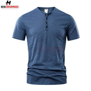 Nouvelle mode T-shirt d'été pour hommes à manches longues Vêtements de sport décontractés Slim Fit T-shirt en coton Respirant Plus Size T Shirt - Product Image 5