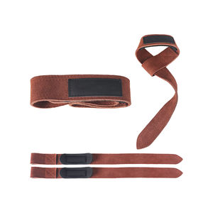 Correas de elevación de cuero de seguridad para fitness personalizadas, soporte de muñeca para culturismo, protección de manos a precio adecuado - Product Image 4