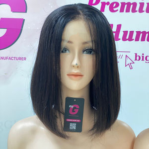 Bob peluca recta 100% cabello virgen de alta calidad cabello vietnamita crudo de alta calidad - Product Image 1