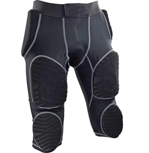Pantalones de fútbol personalizados EVA Deportes Fútbol Fajas Negro Safe Guard Pantalones cortos de compresión acolchados - Product Image 4