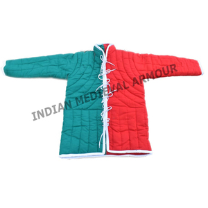 Armadura Gambesons de algodón tradicional hecha a mano de La Edad Media Técnica de costura Artesanía textil y de tela - Product Image 1