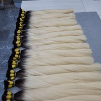 Cheveux vierges vietnamiens en gros, cheveux humains bruts non traités en vrac, sans trame, fournisseur de cheveux humains en vrac pour décoloration, meilleure qualité, un seul donneur