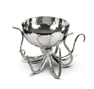 ELEGANT DESIGNS Classic Hanging <b>Table</b> Top Decorative Fruits <b>Storage</b> Metal Bowl with Fruit Serving Bowl - Product Image 6