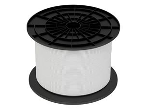 400m reel. White parallel audio <b>cable</b> 2x1.5mm2 - Product Image 1