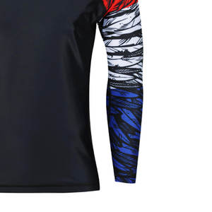 เสื้อรัดกล้ามแบบสั่งทำพิเศษ พร้อมโลโก้ ชื่อ หมายเลข พิมพ์ลายแบบซับลิเมชั่น สำหรับเล่นเซิร์ฟ ว่ายน้ำ และกีฬาทางน้ำ - Product Image 5