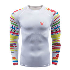 Vente directe d'usine Hommes Rash Guard Meilleur prix Bas quantité minimale de commande Manches Longues Hommes Rash Guard - Product Image 1