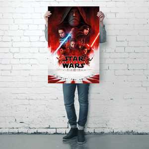 Affiche principale de Star Wars Episode 8, collection élégante de plaques décoratives - Product Image 5