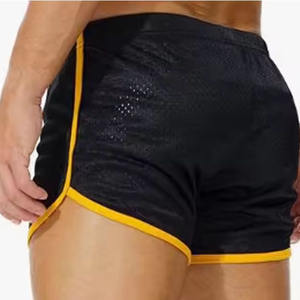 กางเกงขาสั้นเล่นยิมของผู้ชายกางเกงขาสั้น MMA แบบทึบผ้าโพลีเอสเตอร์สแปนเด็กซ์สำหรับใส่ลำลองดีไซน์ล่าสุด - Product Image 3