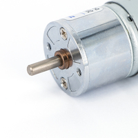 Mini moteur à engrenages CC 28 mm 12 V/24 V 10 tr/min à balais de charbon, efficacité IE3 pour distributeurs automatiques, ventilateurs et applications domotiques