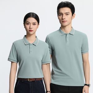 เสื้อโปโลผ้าฝ้าย100% ลายปักโลโก้ OEM สินค้ามาใหม่สำหรับทุกเพศพร้อมโลโก้ตามสั่ง - Product Image 4