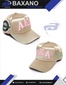 Alfa |   Kapa |   Gorra de Béisbol de Satén con Bordado 3D de la Hermandad Alpha, Elegante Gorra Ajustable con Letras Griegas y Cierre a Presión, Transpirable - Product Image 5