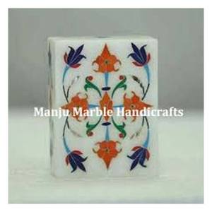 Nouveau Design classique naturel boîte d'incrustation de pierres précieuses nacre coquille de mer Floral Artisan Durable boîte-cadeau faite à la main pour bijoux - Product Image 6