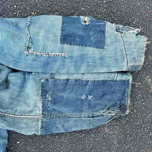 Dernier design Jeans en denim pour homme, décontracté, manches longues, streetwear d'hiver, imprimé léopard, logo personnalisé, respirant, séchage rapide, haute qualité - Product Image 4