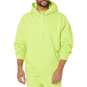 OEM Pull-over unisexe de haute qualité Sweat à capuche uni en coton polaire épais avec logo imprimé Vêtements d'hiver surdimensionnés pour hommes - Product Image 4