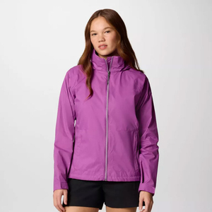 Vêtement décontracté tendance, veste coupe-vent respirante personnalisée avec fonction de séchage rapide, fermeture éclair intégrale, capuche, vêtements d'extérieur pour femmes - Product Image 1