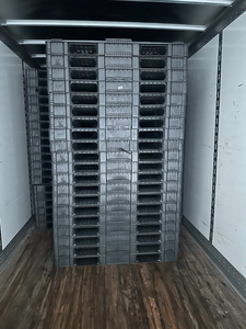 Fabricant de palettes en plastique robustes, palettes en plastique HDPE Euro empilables avec renfort en acier, palettes en plastique industrielles pour le stockage en entrepôt - Product Image 5