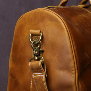 Hot Sale Stylish Premium Custom <b>Heavy</b> <b>Duty</b> Classic Latest Design Handmade Leather Vintage Travel Bags Mainly Leather Waterproof - Product Image 5