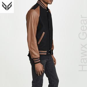 Custom Made Men's Heated Cotton/Polyester Letterman <b>Jacket</b> Breathable <b>Mandarin</b> <b>Collar</b> Comfortable Casual Fashion Wear Direct - Product Image 4