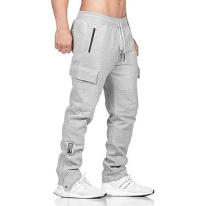 Joggers d'entraînement décontractés à la mode pour hommes Pantalons de jogging de sport décontractés à taille élastique Hip Hop Streetwear - Product Image 4