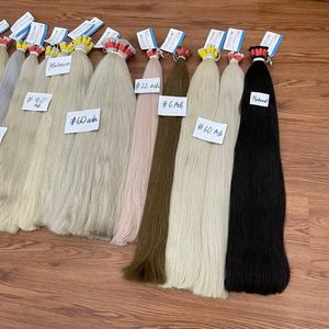 Extension de cheveux humains vietnamiens cheveux colorés en vrac de couleur foncée à claire prêts à expédier des cheveux de qualité supérieure - Product Image 3