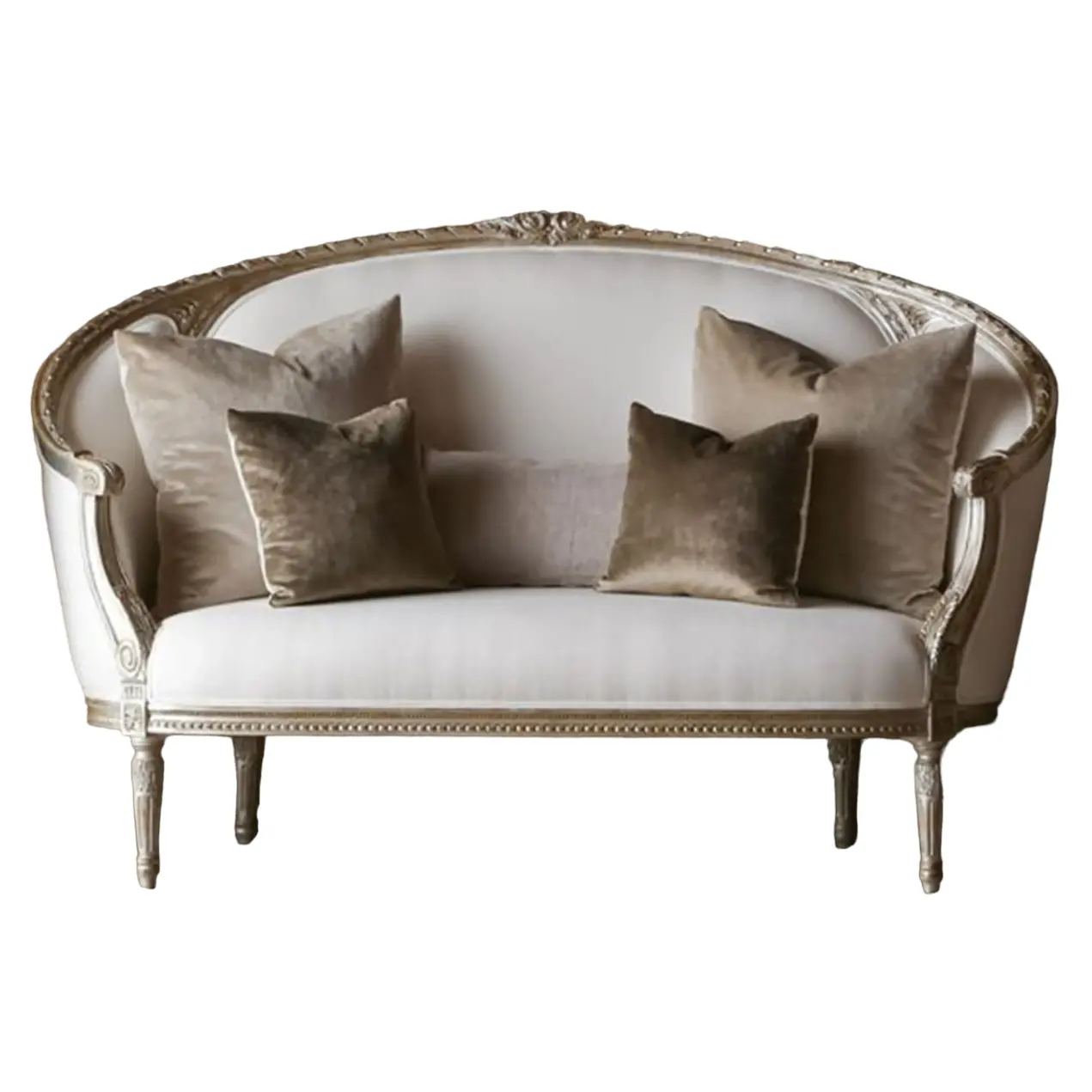 Wohnzimmer Möbel Sofa Sets Hochwertige Luxus Modern White Velvet Sofa Bestseller Royal European Style Großhandel