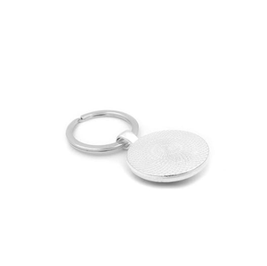 Llavero de hierro personalizado de 25mm/32mm, anillo dividido, anillos de llavero de Metal con letras grabadas - Product Image 4