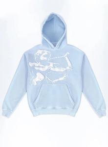 Sudadera con Capucha Estilo Gótico Harajuku para Hombre, Sudadera con Cremallera, Ropa Urbana Hip Hop, Sudadera Informal con Diseño de Patrón Personalizado - Product Image 3