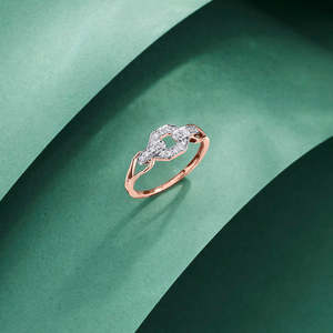 Bague en diamant Hexa Link Cocktail - Product Image 1