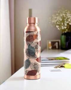 Vente en gros de bouteilles en cuivre pour le bar Bouteilles de table en cuivre pour la décoration en émail de haute qualité et brillant Bouteilles d'eau pour boissons personnalisées - Product Image 2