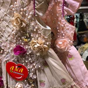 Vestido de Algodón Gulab Fairy, Vestido de Lujo con Bordado, Vestidos de Fiesta Elegantes para Niñas, Diseños de Verano - Product Image 6