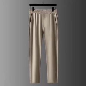Ensembles de polos en soie glacée pour hommes Ensemble de deux pièces avec élastique Ultra mince séchage rapide manches courtes col polo revers - Product Image 5