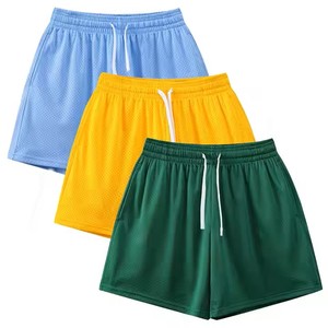 Shorts en toile pour homme de qualité supérieure, coupe ajustée, séchage rapide, avec cordon de serrage et poches - Product Image 3
