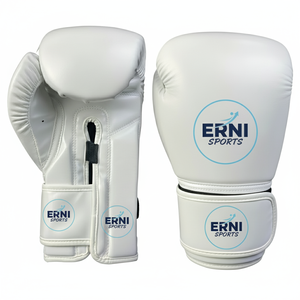 Guantes de Boxeo Profesionales de Cuero con Cierre Erni Sports para Adultos - Product Image 1