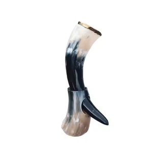 Cuerno vikingo hecho a mano personalizado al por mayor forma natural personalizada por artesanía creciente - Product Image 1