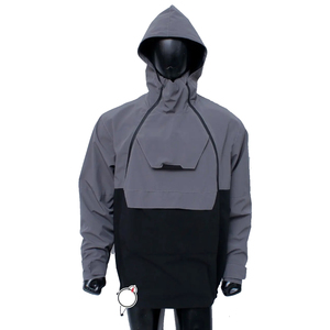 Veste bomber de sécurité imperméable à col montant en toile de haute qualité pour homme, veste chaude d'extérieur, veste de pluie - Product Image 2