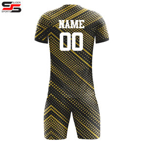 Conjunto de uniformes de fútbol de poliéster 100%, camisetas de equipo, camisetas de liga, uniformes de fútbol personalizados al por mayor, ropa de fútbol - Product Image 2