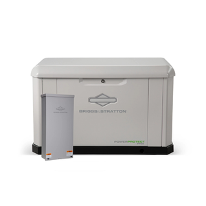 Generador de Reserva Briggs & Stratton PP22 de 22/22kW para Exteriores, Kit para Toda la Casa con Interruptor de Transferencia de 200 Amperios - Product Image 1