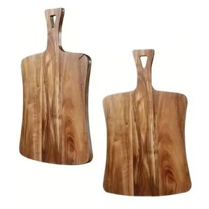 Tabla de Cortar de Madera Estilo Nogal con Asas para el Hogar, Hotel, Cocina, Verduras y Queso - Product Image 5