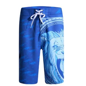 Pantalones cortos deportivos Premium Comfort Fit para hombre, tela elástica ligera de secado rápido, entrenamiento de gimnasio, informal, verano, liso, teñido liso - Product Image 1