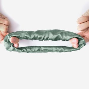 Soft Custom Logo Elasticated 100% Silk <b>Hair</b> Ties <b>Hair</b> Accessories for Women OEM <b>Scrunchy</b> <b>Hair</b> Tie Made in Vietnam - Product Image 6