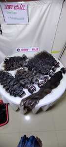 Extensions de cheveux indiens bruts Remy, tissage double machine, styles ondulés naturels et ondulations profondes lâches, cheveux non traités - Product Image 6