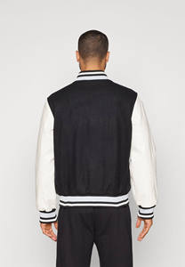 Veste universitaire personnalisée de grande taille très exigeante pour hommes blouson bombardier de baseball Letterman College à fermeture à boutons pour vêtements d'hiver - Product Image 2