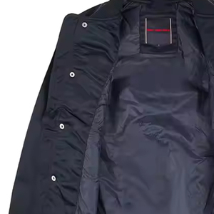 แจ็กเก็ตหนังสัตว์ขนสัตว์สำหรับผู้ชายเสื้อแจ็กเก็ตหนังสัตว์แขนยาวปักลายสำหรับฤดูหนาวมหาวิทยาลัย - Product Image 6